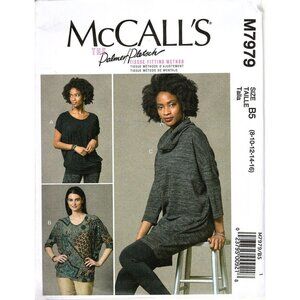 McCall's M7979 Misses 8 to 16 Palmer Pletsch Top and Tunic Uncut Sewing Pattern